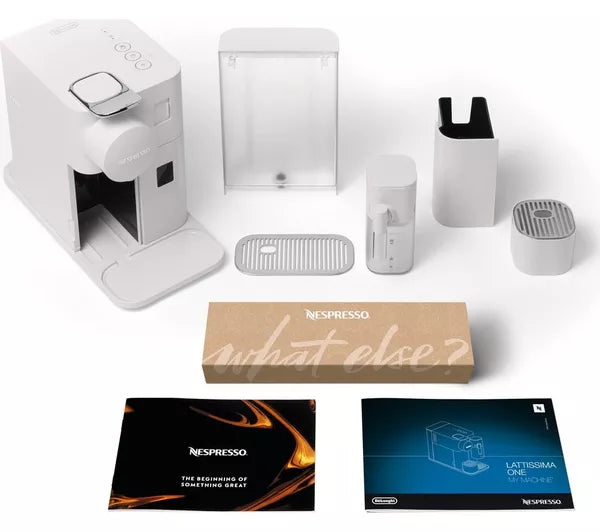 NESPRESSO by De'Longhi Lattissima One EN510.W Coffee Machine - White