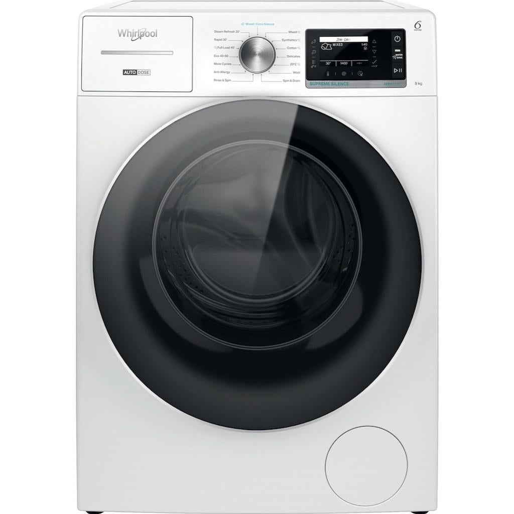Whirlpool W8 99AD SILENCE UK 9kg washing machine front view