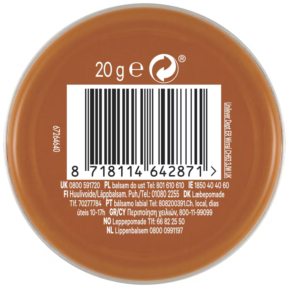 Vaseline Lip Therapy Cocoa Butter 20G