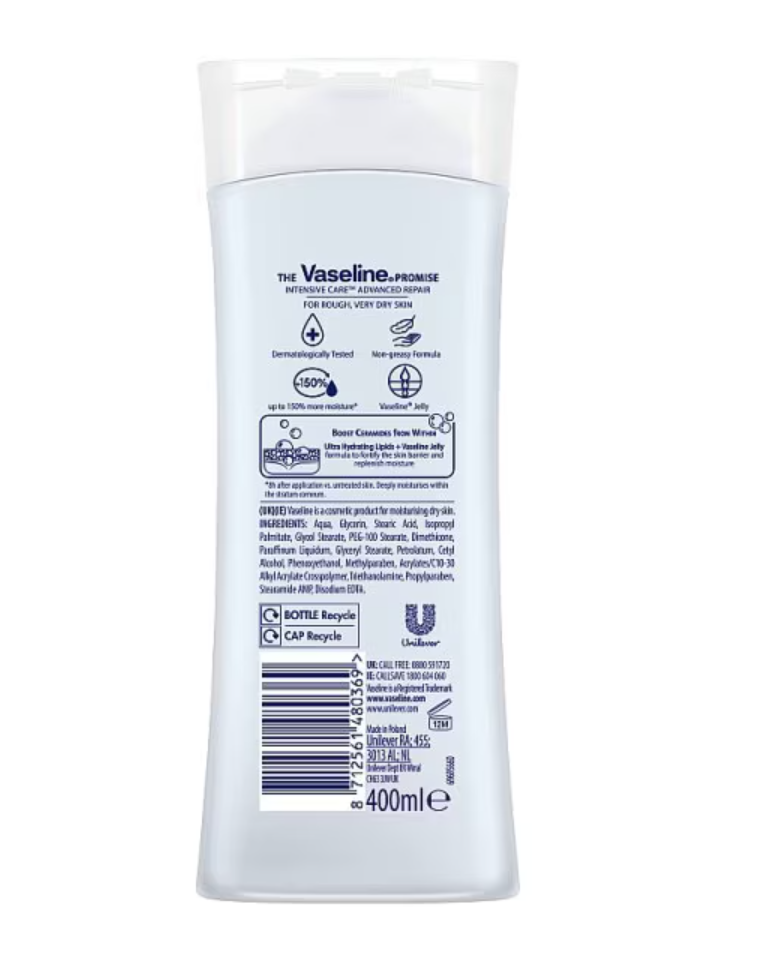 Vaseline Intensive Care Advanced Repair Body Lotion 400ml