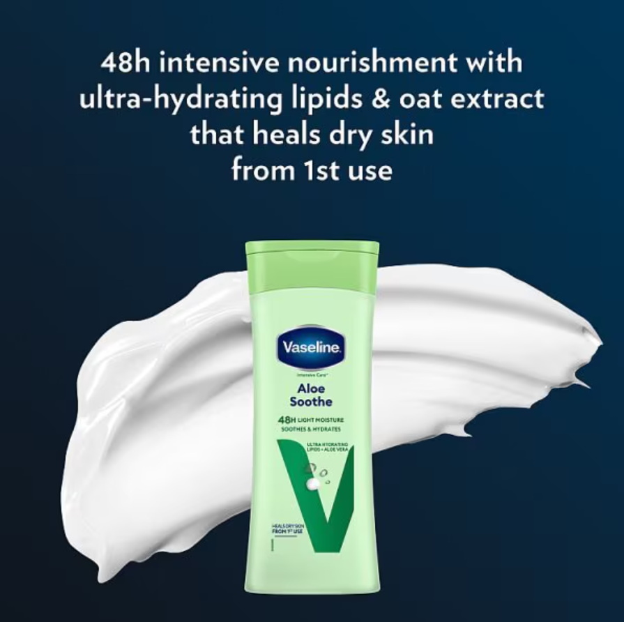 Vaseline Intensive Care Body Lotion Aloe Soothe 400ml