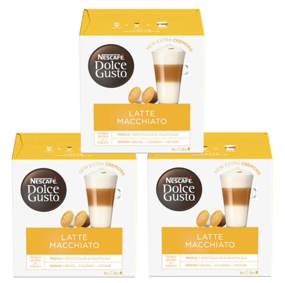 Nescafé Dolce Gusto Caramel Latte Macchiato Coffee Pods Pack of 3 | Elagili