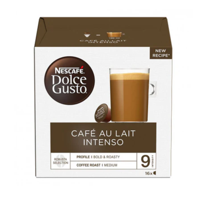Dolce Gusto Cafe Au Lait Intenso Coffee Pods x16 | Elagili