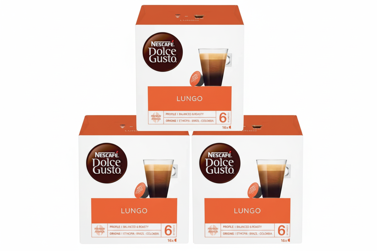 Nescafé Dolce Gusto Lungo Coffee Pods Pack of 3 | Elagili