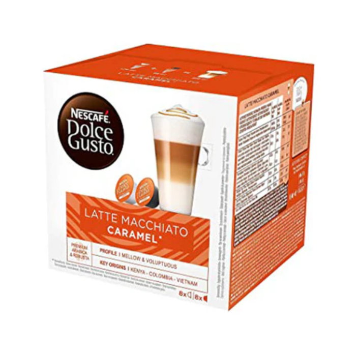 Dolce Gusto Caramel Latte Macchiato Coffee Pods x16 | Elagili