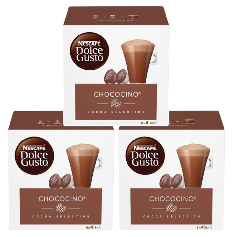 Nescafé Dolce Gusto Chococino Hot Chocolate Pods Pack of 3 | UK