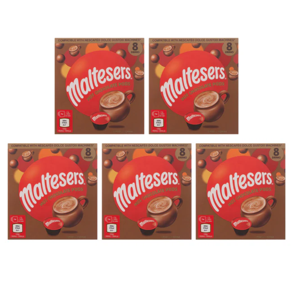 Maltesers Hot Chocolate Pods Dolce Gusto Compatible Case | UK