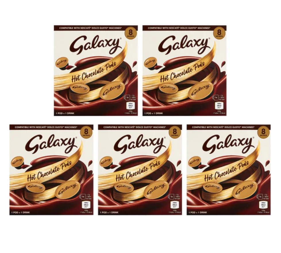 Galaxy Hot Chocolate Pods Dolce Gusto Compatible Case | UK