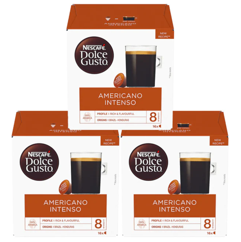 Dolce Gusto Americano Intenso Coffee Pods Pack of 3 | Elagili