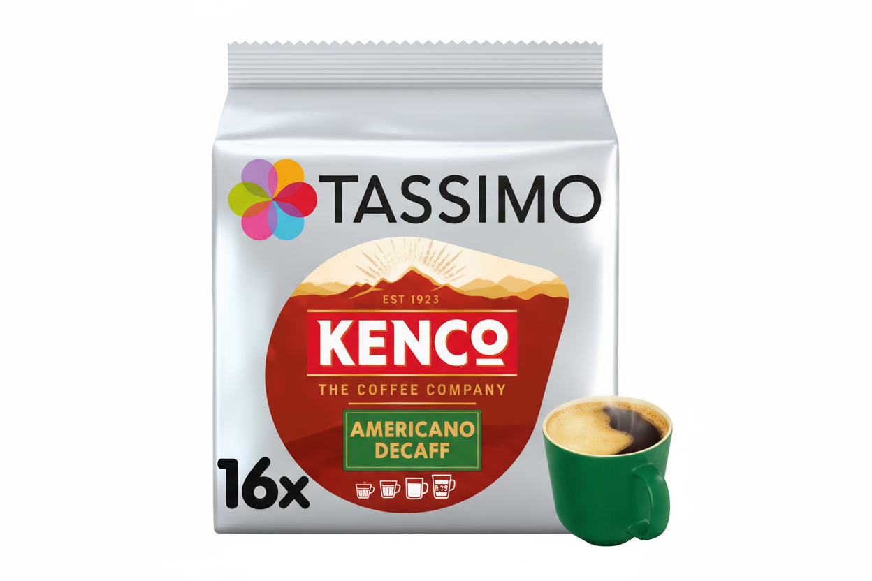 Tassimo Kenco Americano Decaff Coffee Pods x16 | Elagili
