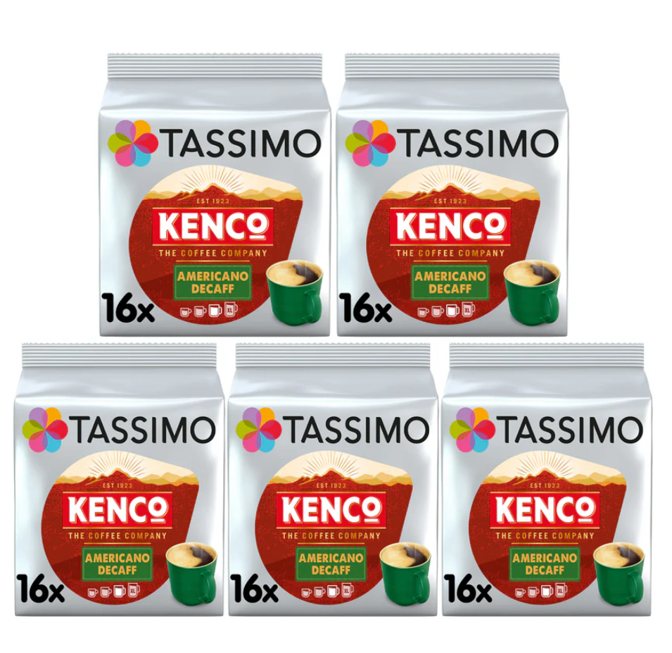 Tassimo Kenco Americano Decaff Coffee Pods Case | Elagili