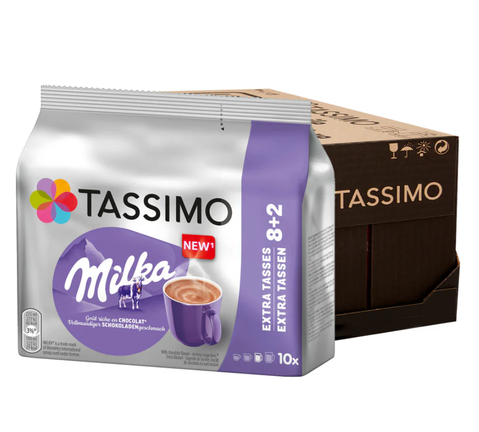 Tassimo Milka Hot Chocolate Pods Case | UK