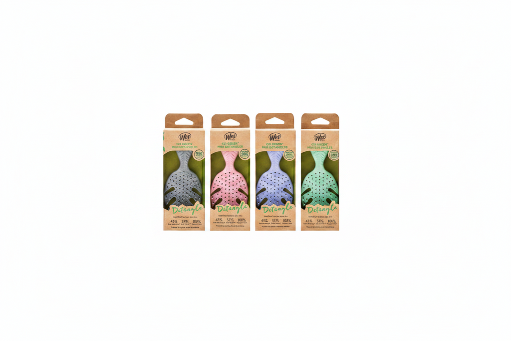 Wet Brush Go Green Mini Detangler - Green Hairbrush