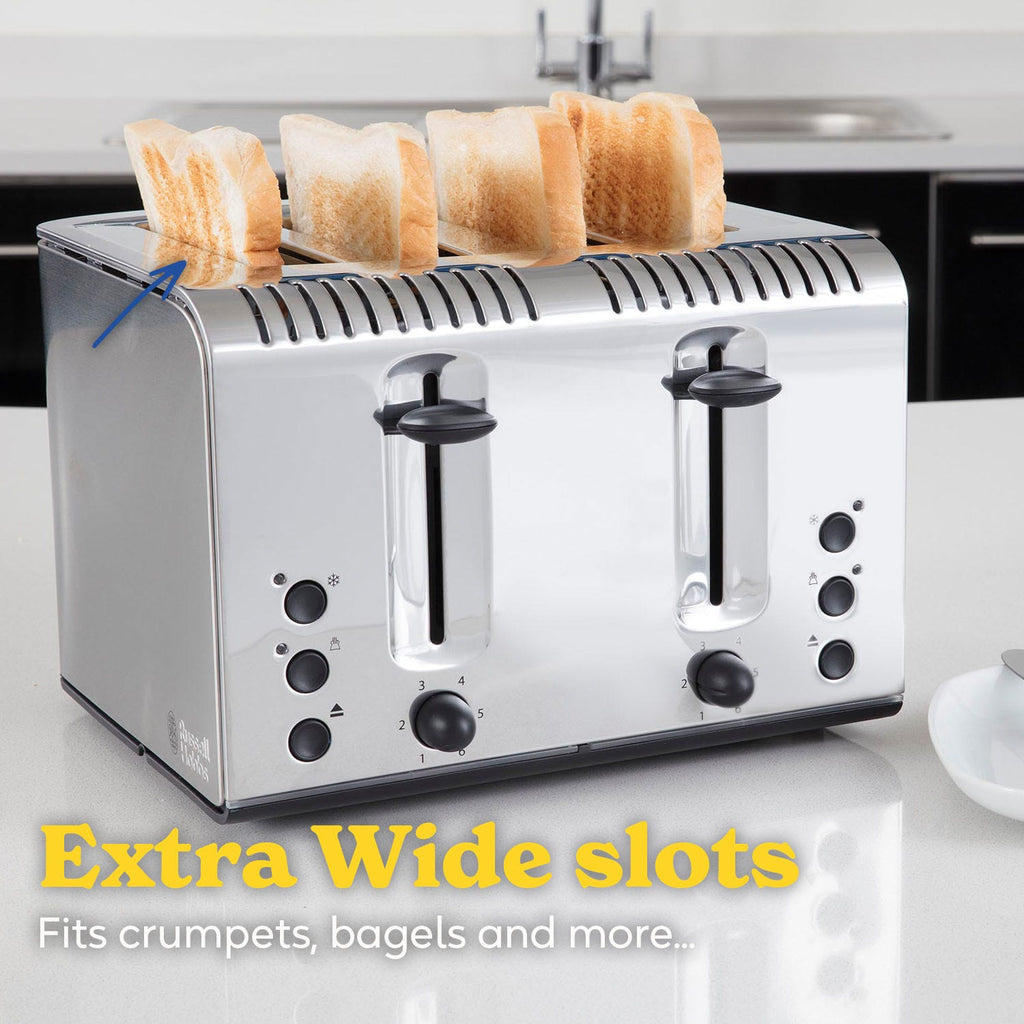 Russell Hobbs 20750 Buckingham toaster side view