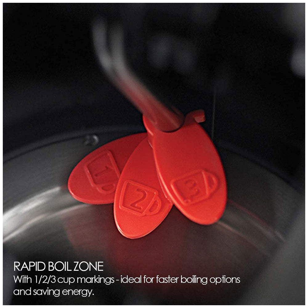 Textures Plastic Kettle - Black 1.7L