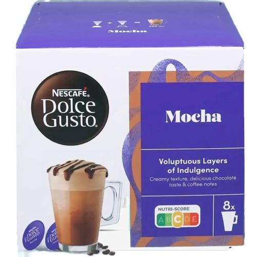 NESCAFE Dolce Gusto Mocha Coffee Pods 8 Drinks , Pack of 16