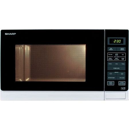 Sharp R372WM 25L Solo Microwave 900W - White