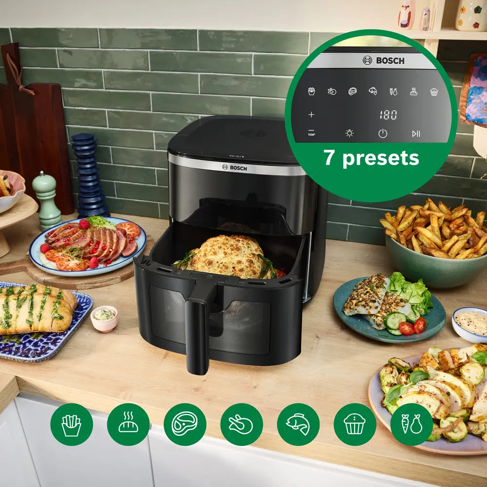 Bosch Series 6 MAF671B1GB 7.2L Air Fryer - Black