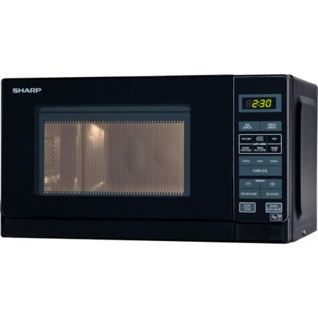 Sharp R272KM 20L Solo Digital Microwave Black