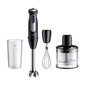 Braun MultiQuick 5 Pro MQ55236M hand blender set with chopper, whisk and beaker