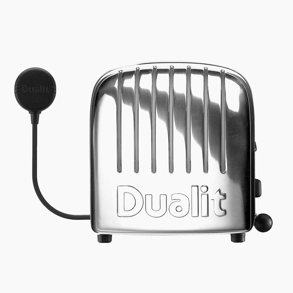 Dualit 4 Slice NewGen Classic Toaster Chrome side view