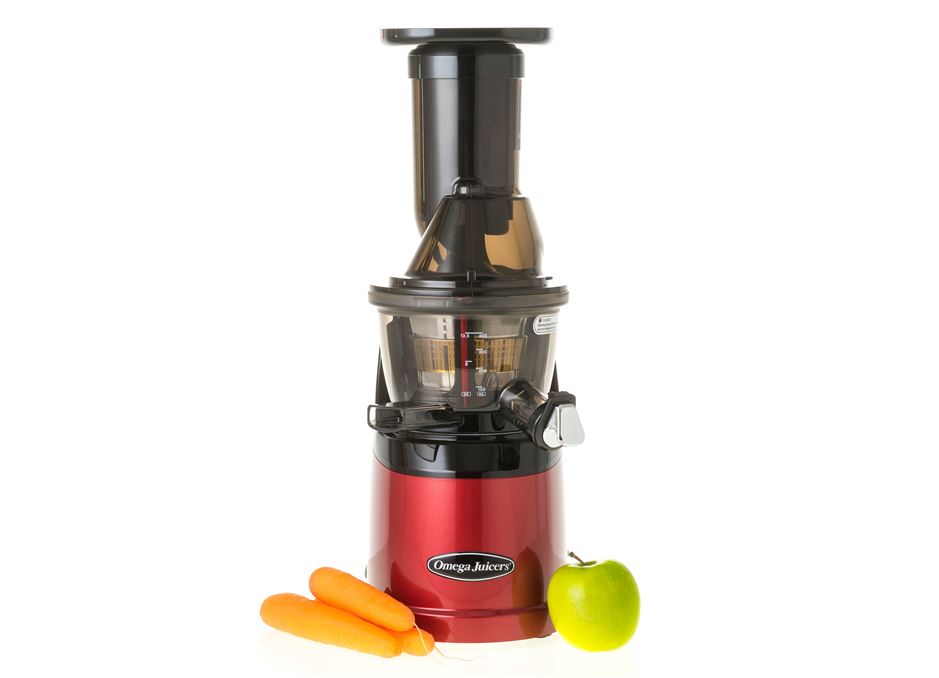 Omega MMV702 Mega Mouth Slow Juicer - Red