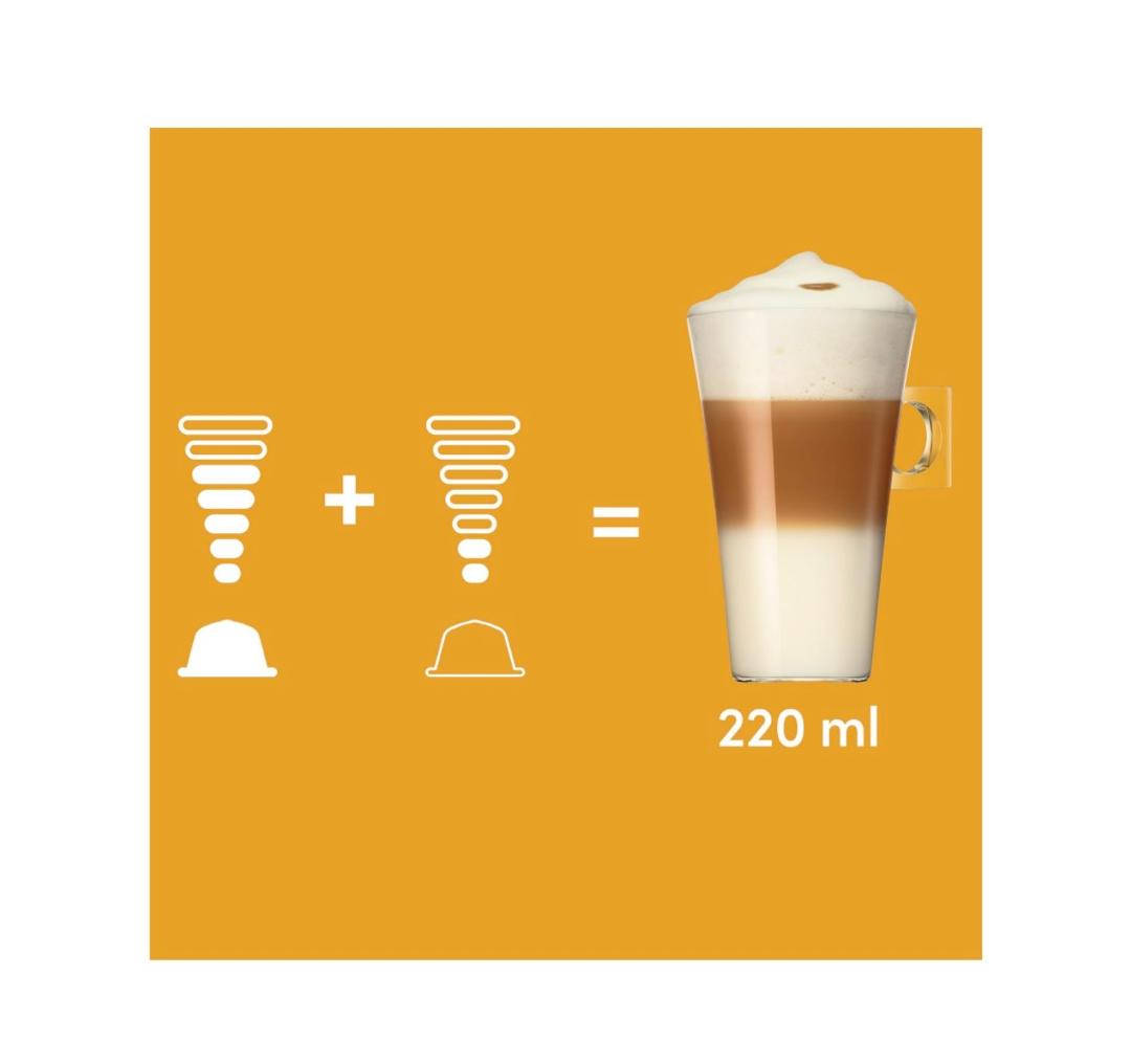 NESCAFE Dolce Gusto Latte Macchiato Coffee Pods 8 Drinks , Pack of 16