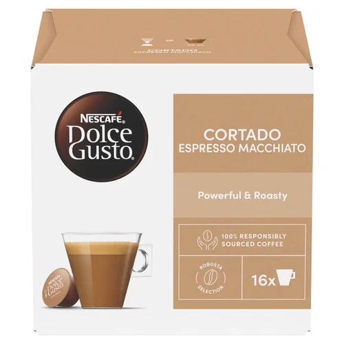 NESCAFE Dolce Gusto Cortado Espresso Macchiato Coffee Pods 16 Drinks