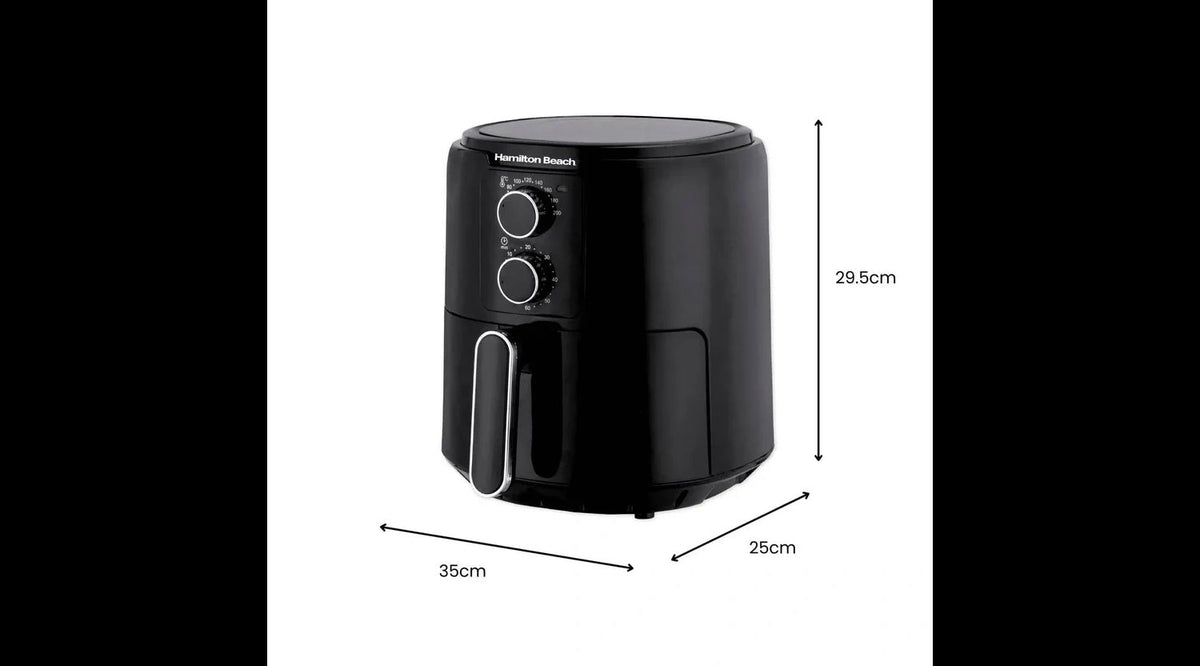 Hamilton Beach SimpliFry HB4001 4.2L Manual Air Fryer - Black