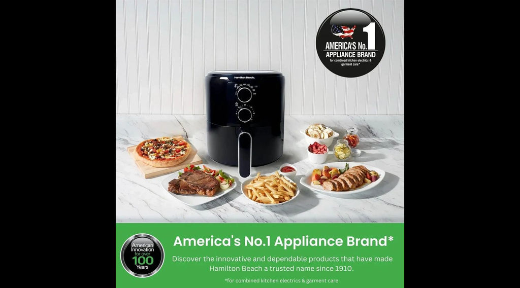 Hamilton Beach SimpliFry HB4001 4.2L Manual Air Fryer - Black