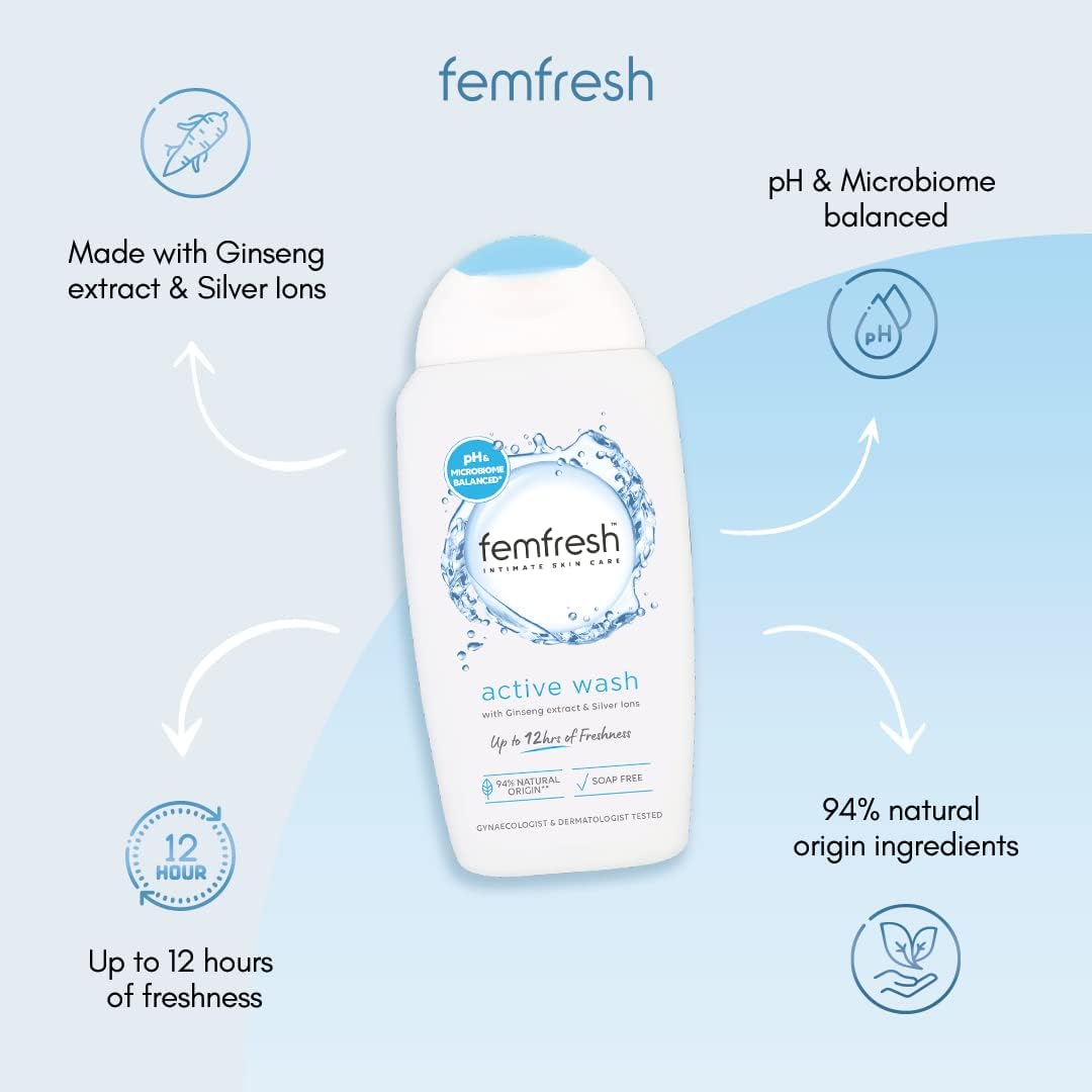 Femfresh Active Wash 250ml