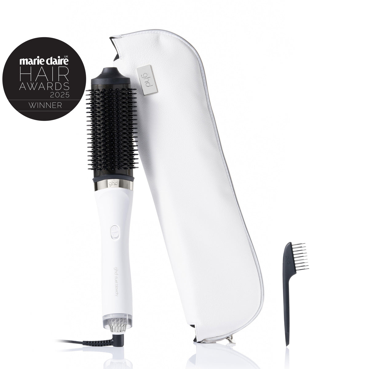 ghd Duet Blowdry In White | 2-in-1 Hair Dryer Brush| ghd official