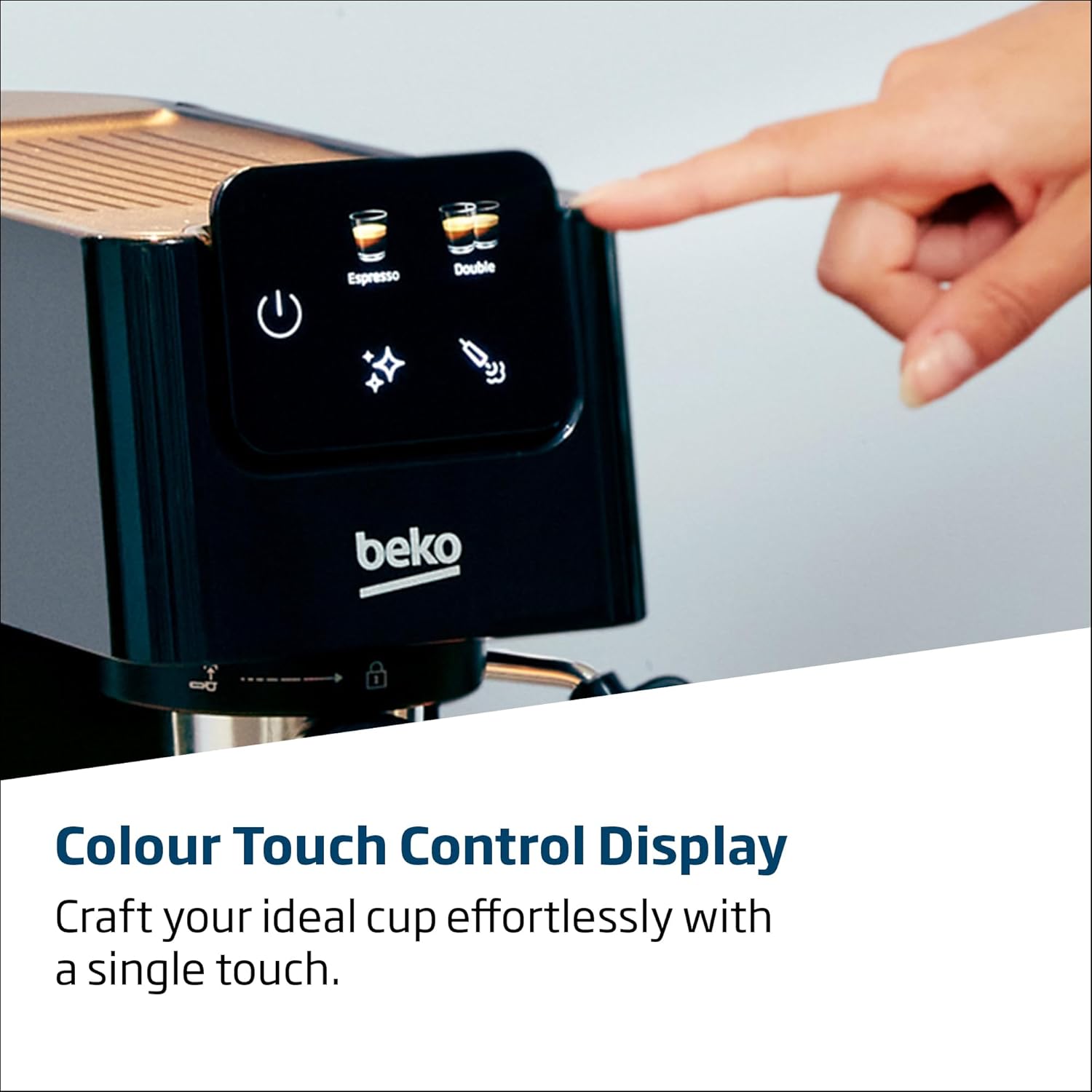 Beko CaffeExperto CEP5302B espresso coffee machine - steam wand detail