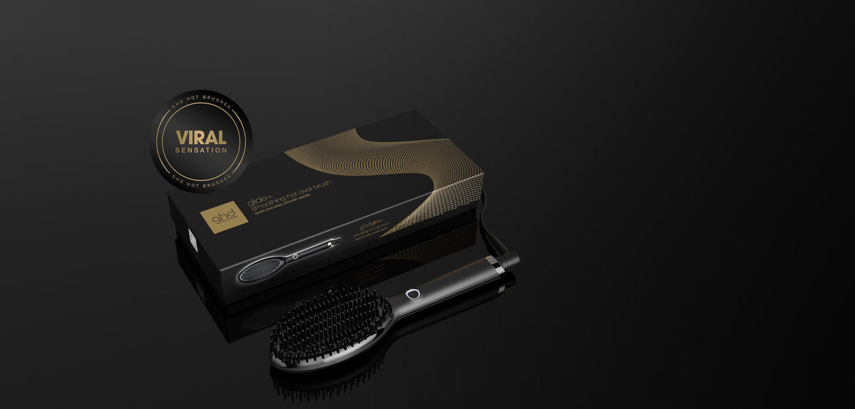 ghd Glide+  Smoothing Hair Straightener Hot Brush | ghd® Official Website