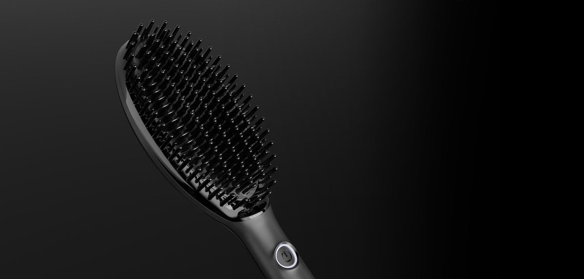 ghd Glide+  Smoothing Hair Straightener Hot Brush | ghd® Official Website