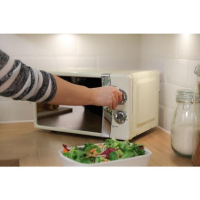 Russell Hobbs RHMM701C 17L Microwave - Cream detail view