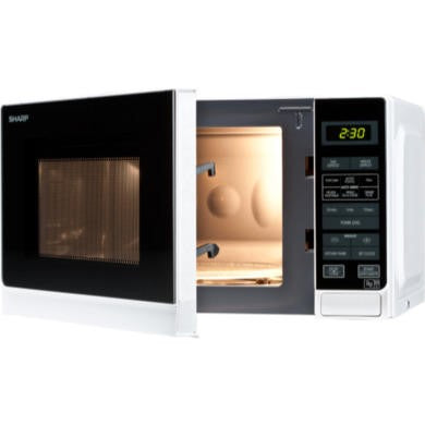 Sharp R272WM 20L Solo Digital Microwave White