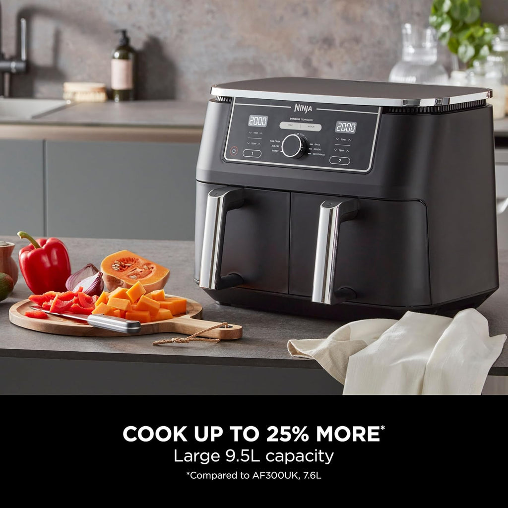 Ninja Foodi MAX Dual Zone Air Fryer AF400UK 9.5L