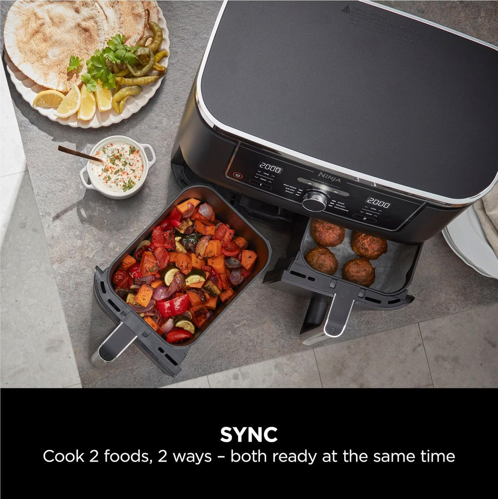 Ninja Foodi MAX Dual Zone Air Fryer AF400UK 9.5L