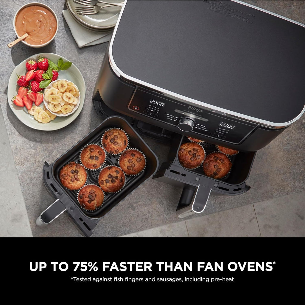 Ninja Foodi MAX Dual Zone Air Fryer AF400UK 9.5L