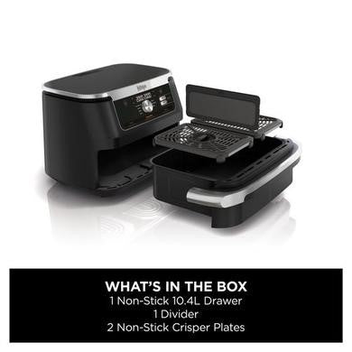 Ninja Foodi FlexDrawer AF500UK 10.4L Dual Air Fryer - Black