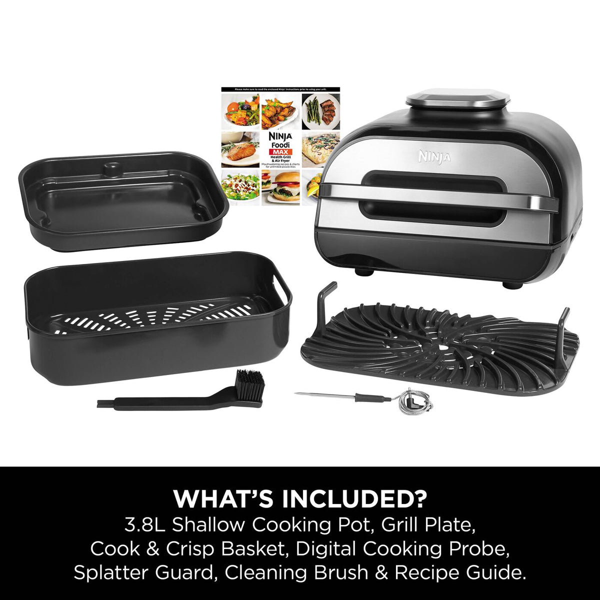 Ninja Foodi MAX Health Grill & Air Fryer AG551UK alternate view