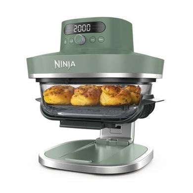 Ninja CRISPi Pro AS090UKGN 5-in-1 Glass Air Fryer - Moss Green