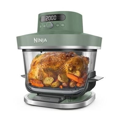 Ninja CRISPi Pro AS090UKGN 5-in-1 Glass Air Fryer - Moss Green