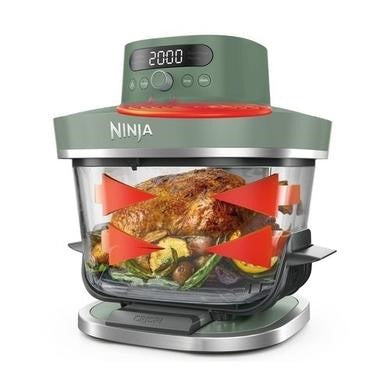 Ninja CRISPi Pro AS090UKGN 5-in-1 Glass Air Fryer - Moss Green