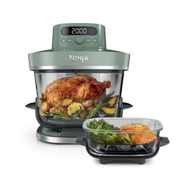 Ninja CRISPi Pro AS090UKGN 5-in-1 Glass Air Fryer - Moss Green