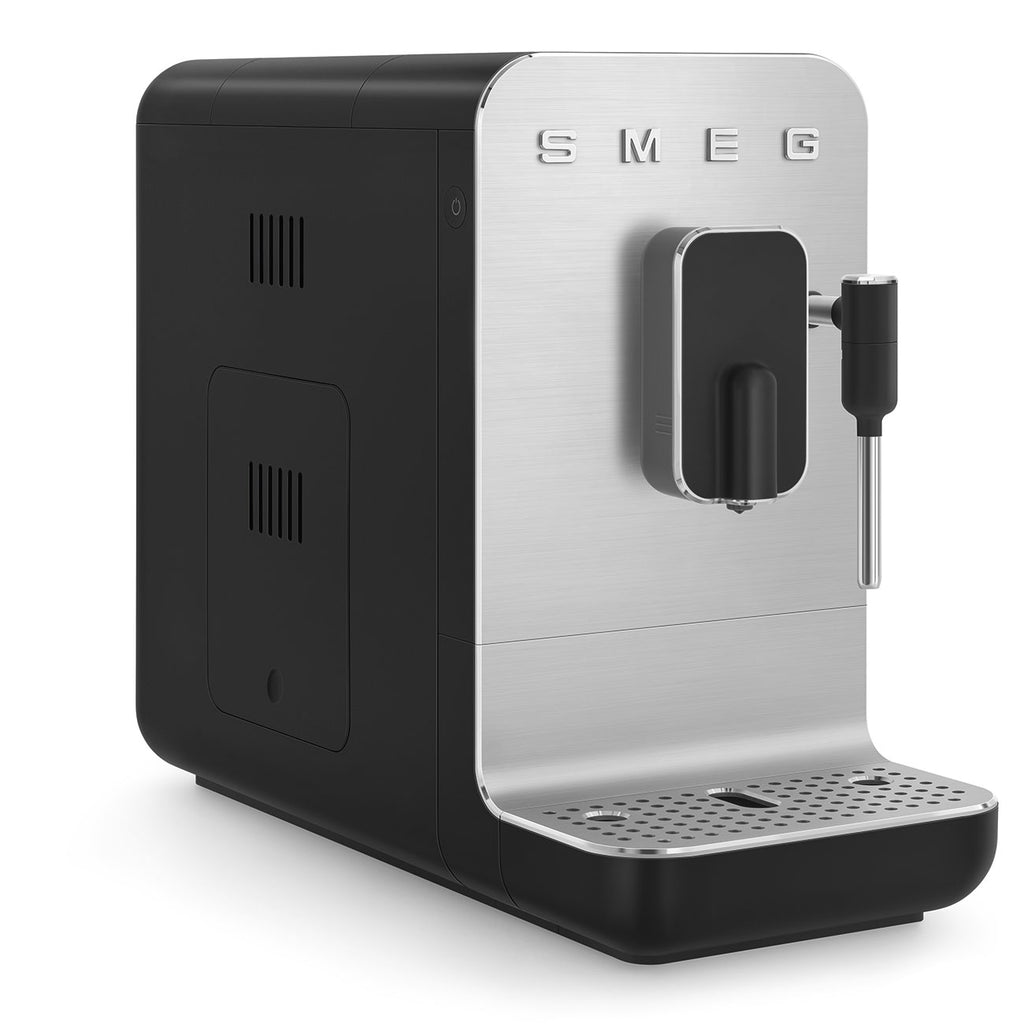Smeg BCC12BLMUK Bean to Cup Coffee Machine with Milk Frother – Matte Black
