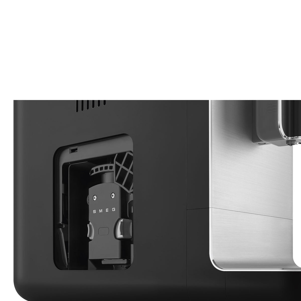 Smeg BCC12BLMUK Bean to Cup Coffee Machine with Milk Frother – Matte Black