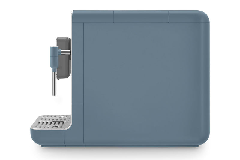 Smeg BCC12SBMUK Matte Storm Blue – rear view