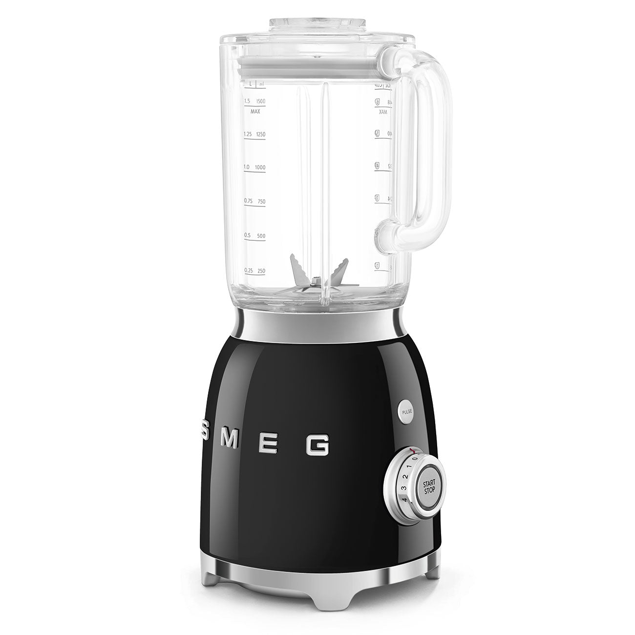 Smeg Black Jug Blender. Iconic Retro 50's Design BLF03BLUK